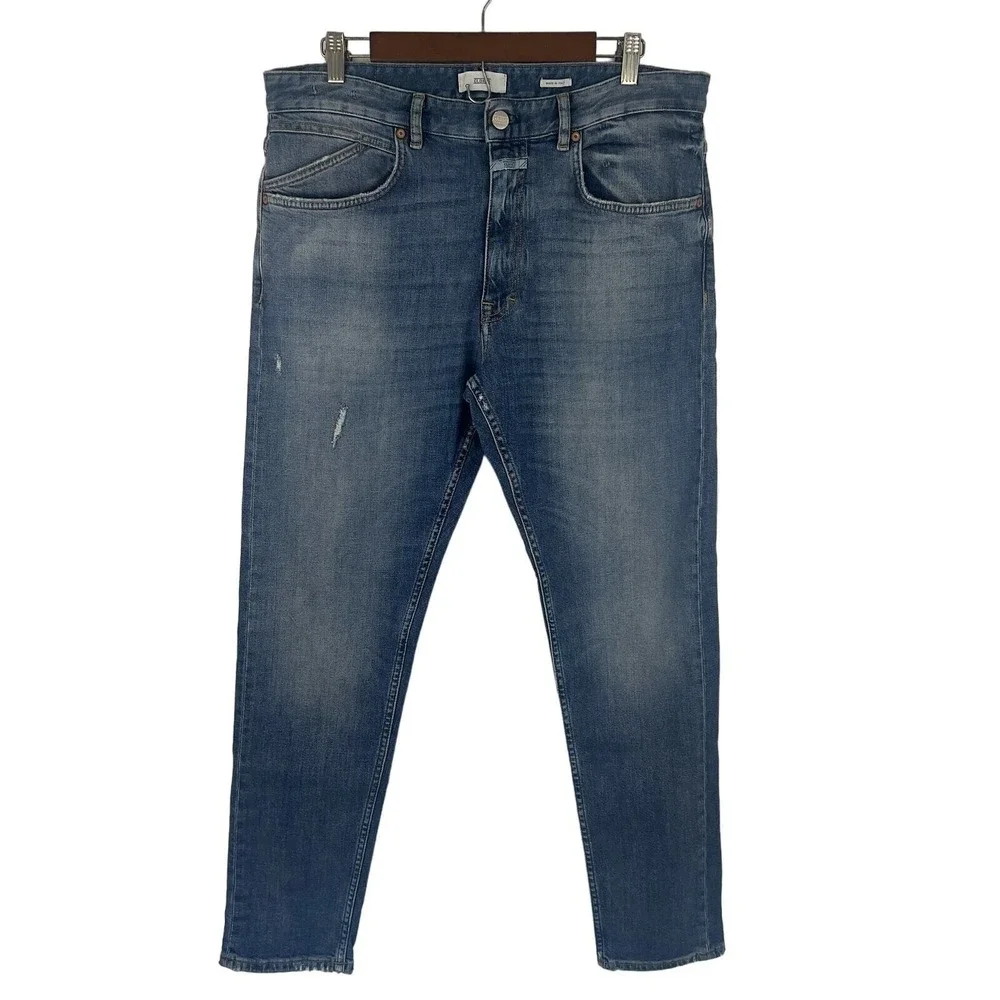 Closed A Better Blue Candiani Italian Denim Slim Jeans Medium Wash C32105-0E9-3S - Picture 2 of 16